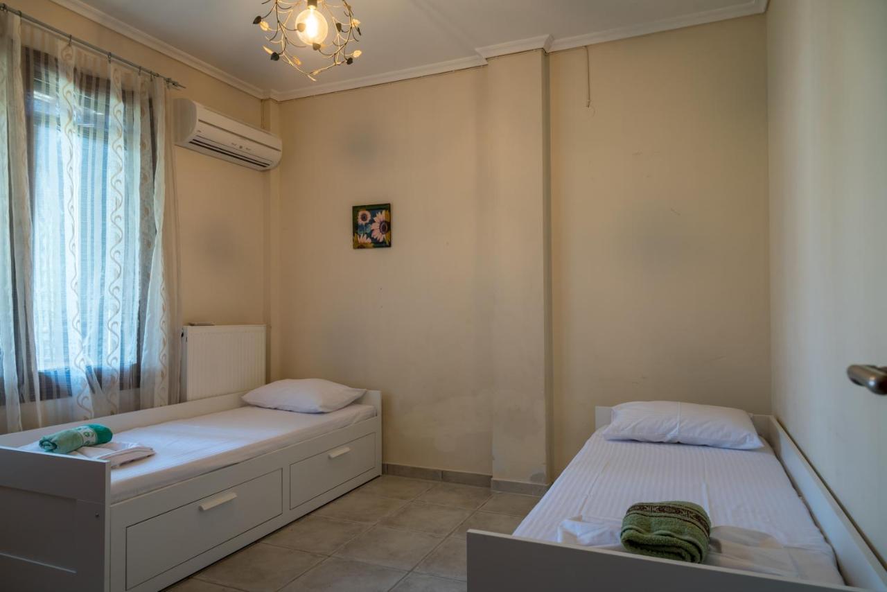 Blue Thea Luxury Villa In Afitos Kültér fotó