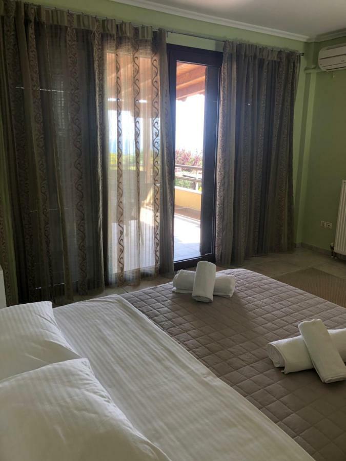 Blue Thea Luxury Villa In Afitos Kültér fotó
